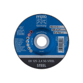 Pferd - Cut-Off Wheel Eh 125-2.4 SG Steel (Pack of 25) | 61320222-25
