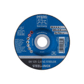 Pferd - Cut-Off Wheel Eh 125-2.4 SG Steelox (Pack of 25) | 61341222-25
