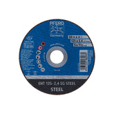 Pferd - Cut-Off Wheel EHT 125-2.4 SG Steel (Pack of 25) | 61321222-25