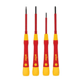 Wiha - 4 Piece Fine Screwdriver Set, Picofinish, Slotted & Phillips, VDE 1000V Insulated | WH-44847