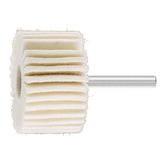 PFERD - Dia. 50 x 30mm Soft Mounted Felt Flap Wheels Fls Shank Dia. 6mm for General Polishing Work | 44385030