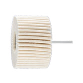 PFERD - Dia. 80 x 50mm Hard Mounted Felt Flap Wheels Fls Shank Dia. 6mm for General Polishing Work | 44388051