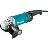 Makita - 230mm (9") Angle Grinder 2400W Aft Soft Start Anti-Restart Mechanical Brake Straight Handle | GA9070X1