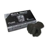Maxisafe - Black Shield Heavy Duty Disposable Nitrile Gloves, Powder Free - Small - QTY 10 Boxes | GNB218-S-10