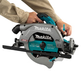 Makita - 40V Max Brushless AWS 235mm (9-1/4") Circular Saw Guide Rail Compatible Saw Base Includes Case - Tool Only AWS Receiver Sold Separately (198901-5) | HS009GZ01