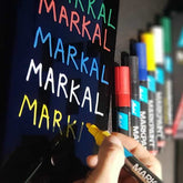 Precision Specialty Tools - Marker Industrial Markpaint 2-4mm Nib Size Black Markal | MK97523