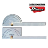 Precision Specialty Tools - Protractor 150mm / 6" Rule 180 Degree Round Head | PRORD