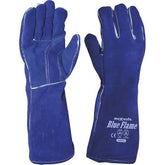 Maxisafe - Blue Flame Premium Kevlar Stitched Welders Gauntlet | GWB163-01