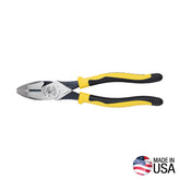 Klein Tools - 9" Journeyman Std Sidecutting Pliers+Crconnector | A-J213-9NECR