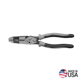 8IN HYBRID PLIERS W/CRIMP &WIRE STRIPPER | A-J215-8CR