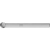 PFERD - Dia. 04 x 03mm Tungsten Carbide Burr Ball Kud Shank Dia. 3mm Z3P Universal Medium Cross Cut | 21212583