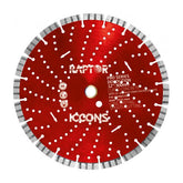 ICCONS® - Demolition Cured Concrete 405mm Blade Red | IDEMOCC405
