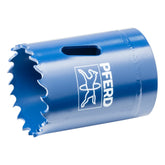 PFERD - Co8/M42 Dia. 37mm Bimetal Hole Saw Cutting Depth 36mm for Steel. Stainless Steel. Sheet Metal. Wood | 25101137