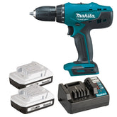 Makita - MT Series 18V Mobile Driver Drill 2 x 2.0Ah Battery (Bl1820g) & Charger (Dc18wb) | M6301D003