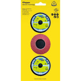 Klingspor - MST 924 Special Retail packs Abrasive mop discs for Stainless Steel