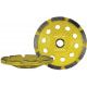 ICCONS® - Single Row 115mm Grinding Cup Yellow | IGSR115