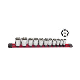 SP Tools - 1/2" Dr Socket Rail Set - Xtreme Grip - SAE - 11pc | SP33035