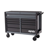 SP Tools - 58" Apex Series Roller Cabinet - 11 Drawer - Grey/Black | SP40640GY