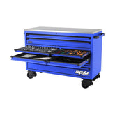 SP Tools - 465pc Metric/SAE Tool Kit - USA Sumo Series 59" Roller Cabinet - Blue | SP50807BL