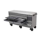 SP Tools - 465pc Metric/SAE Tool Kit - USA Sumo Series 73" Roller Cabinet - Matte Grey | SP50827GY