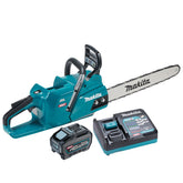 Makita - 40V Max Brushless 450mm Chainsaw - Includes 5.0Ah Battery & Single Port Rapid Charger | UC013GT101