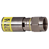 Klein Tools - Univ F Comp Connector - Rg6/6Q (50-Pack) | A-VDV812-612
