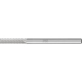 PFERD - Dia. 03 x 13mm Tungsten Carbide Burr Cylindrical Zyas End Cut Shank Dia. 3mm Z5 Universal Fine | 21200253