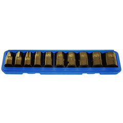 Trax - 10pc 1/2" Drive Short Imperial Impact Socket Set | AS-411SB