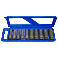 Trax - 10pc 1/2" Drive Long Metric | AD-4011MB