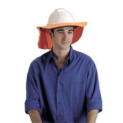 Elliotts - Hard Hat Brim with Neck Flap - Navy. (Pack of 1) | EHC740NB
