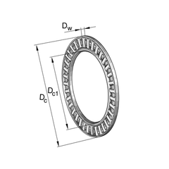 FAG Bearing - AXK2035 Bearing 175mm Bore | AXK2035_INA