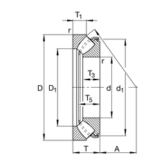 FAG Bearing - 29422 Thrust Roller Bearing 110mm Bore | 29422_FAG