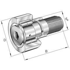FAG Bearing - NUKRE72 Cam Follower / Track Roller | NUKRE72_INA