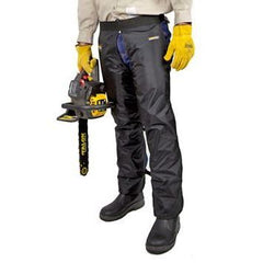 Elliotts - Big Jim Chainsaw Chaps Black Nylon/ Webbing Straps 950mm (Pack of 1) | CSCWN103S
