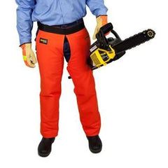Elliotts - Big Jim Chainsaw Chaps Orange Walls FR / Zip - Straps 950mm (Pack of 1) | CXTP103S
