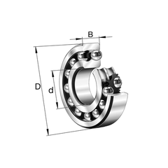 FAG - 2200-2RS-TVH#N1 Bearing | 2200-2RS_FAG