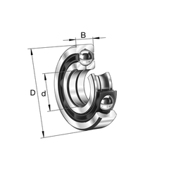 FAG - QJ208-XL-MPA-T42A#N1 Bearing | QJ208MT42A_FAG