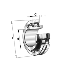 FAG Bearing - 222SM70TVPA Bearing 110mm Bore | 222SM70TVPA_FAG