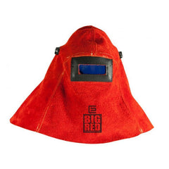 Elliotts - BIG RED Leather Welders Confined Space Hood (Pack of 1) | BRH30NL