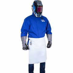 Elliotts - Blue Max® A4 Leather Waist Style Welders Apron (Pack of 25) | A4-25