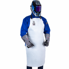 Elliotts - Leather Apron (extra Wide),Bib Style 1050mm x 900mm Leather (Pack of 1) | A1W