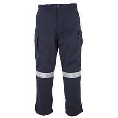 Elliotts - Tecasafe Cargo Trousers 7.0oz - Navy with tape ST KIT (Pack of 1) | TSTRS700NAPT1STKIT