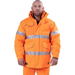 Elliotts - Zetel ZX FRAS 4in1 Jacket Z50 - Orange/ Ref Trim. Size XXL (Pack of 1) | ZCIJFO50T4XXL