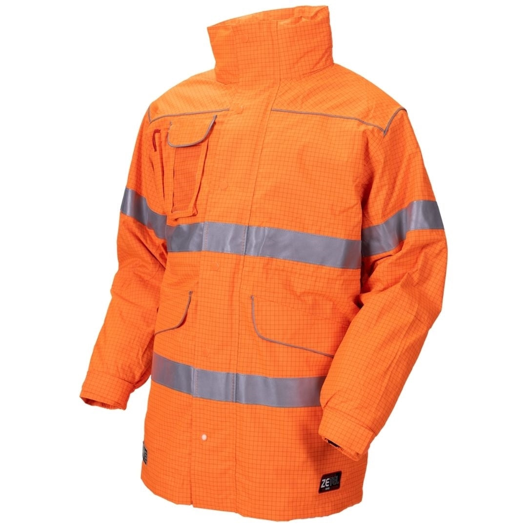 Elliotts - Zetel XT Z59 Wet Weather Jacket - Fluoro Orange Size 4XL