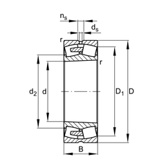 FAG - 23160-BEA-XL-K-MB1#N1>F Bearing | 23160KM_FAG