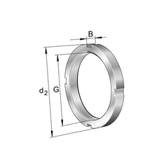 FAG Bearing - KM4 Bearing Lock Nut (KM) | KM4_FAG