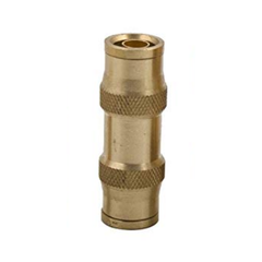 AIP - Pushfit Union Brass Tube Joiner Airbrake 1800 Series - 3/8" (t) X | 32-804-006-006 | 1862X6