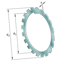 FAG Bearing - MB32 Bearing Lock Washer (MB) | MB32_FAG