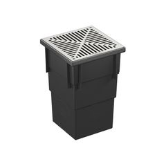 RELN - Series 300 Deep Pit Complete with Plain Aluminium Grate | 002032