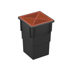 RELN - Series 300 Pit Complete with Terracotta  Aluminium Grate | 002024